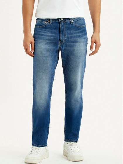 Levis Men Regular Fit Mid-Rise Jeans