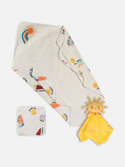 MINI KLUB Infant Pack
                      Of 3 Pure Cotton Baby Apparel Gift Set