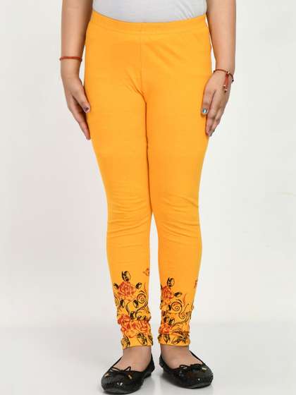 MTI FASHIONS Girls
                      Multi Cotton Leggings