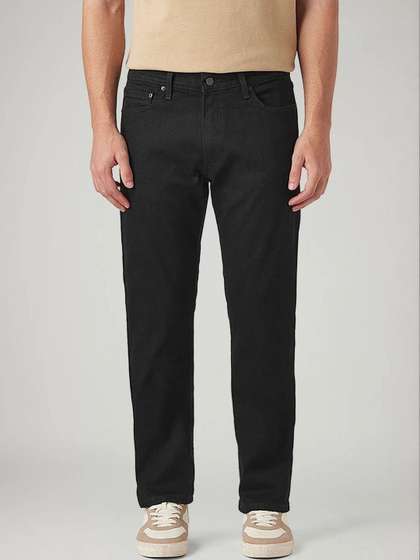 Levis Men Straight Fit Mid-Rise Jeans