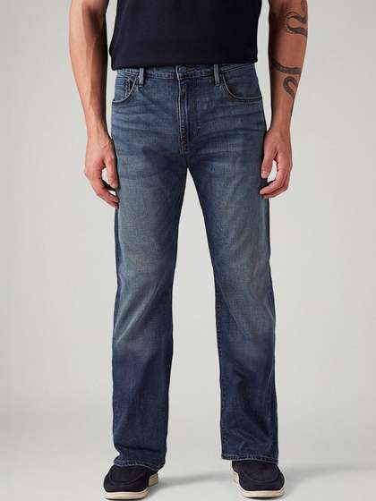 Levis Men Bootcut Mid-Rise Jeans