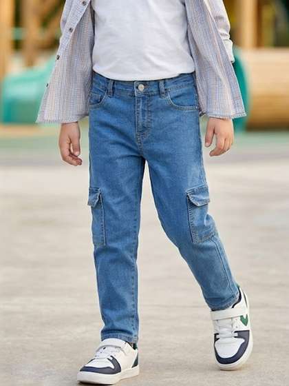 Urbano Juniors Boys
                      Regular Fit Mid-Rise Stretchable Jeans