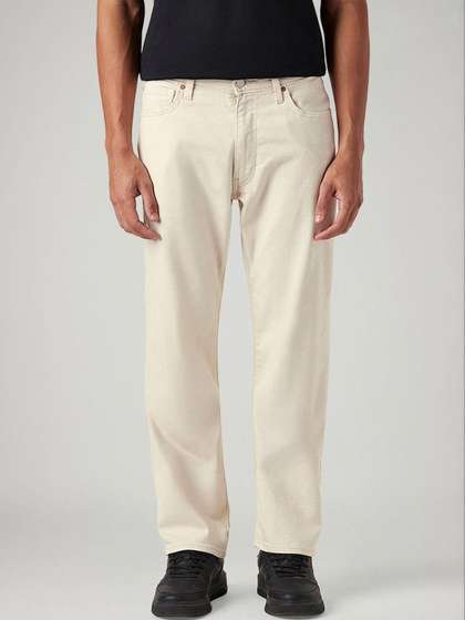 Levis Men Straight Fit Mid-Rise Jeans