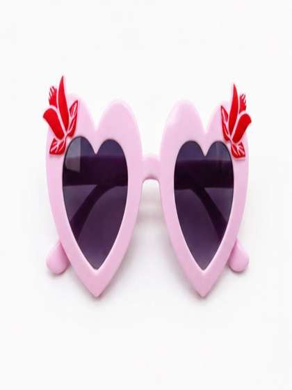 SPADEACES Unisex Kids
                      Black Lens & Pink Other Sunglasses with