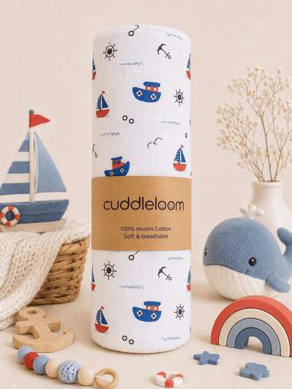 Cuddleloom Double Layer
                    Pure Cotton Swaddle