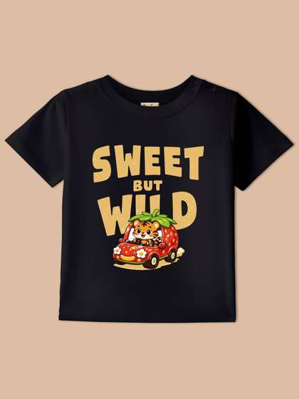 BLUSHES Kids Printed
                      T-shirt with Mask