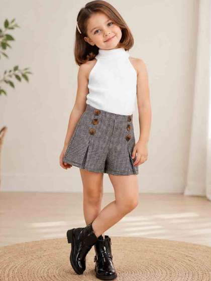 Parasense Girls Top with
                    Shorts