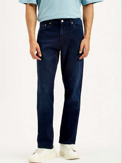 Levis Men Regular Fit Mid-Rise Jeans