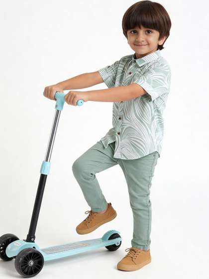 Pantaloons Junior Boys
                    Slim Fit Mid-Rise Jeans