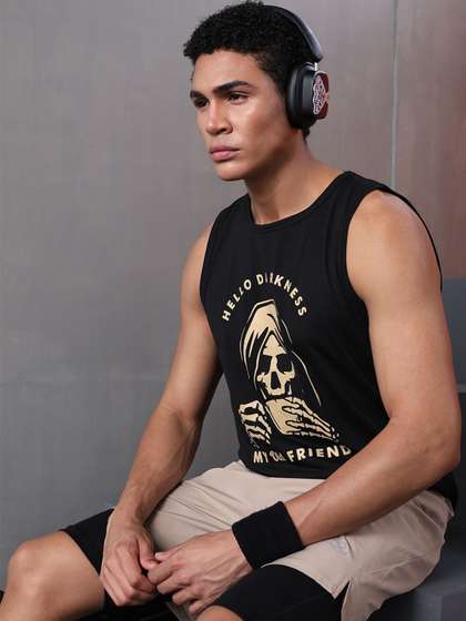 CHKOKKO Regular Fit Cotton Tank Top