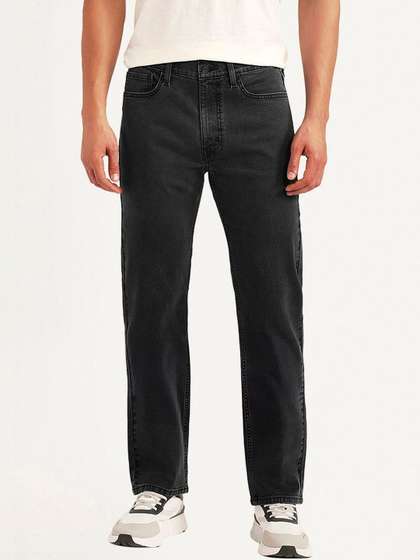 Levis Men Straight Fit Mid-Rise Jeans
