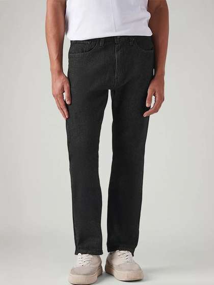 Levis Men Straight Fit Mid-Rise Jeans