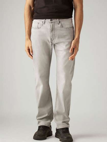 Levis Men Straight Fit Mid-Rise Jeans