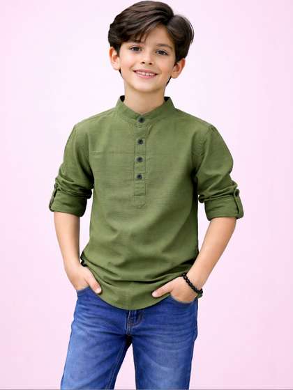 ZAKAR STYLE Boys Casual
                    Shirt