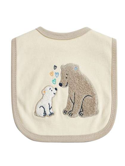 Big Softies Infants Pack
                    Of 3 Embroidered Bibs