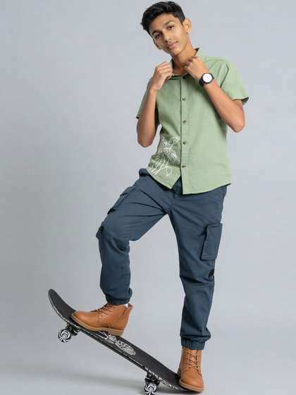 Pantaloons Junior Boys
                    Cargos Trousers