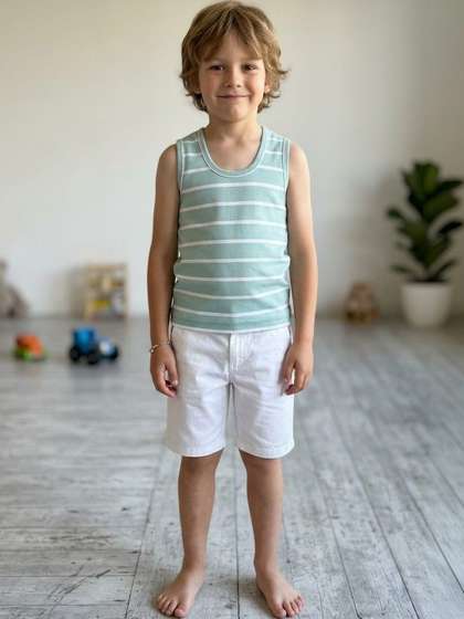 YK Boys Striped Assorted
                    Cotton Basic