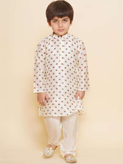 Moda Rapido Boys Ethnic
                    Motifs Printed Regular Kurta with Pyjamas