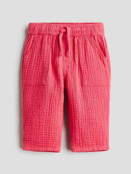 H&M Cotton Muslin
                    Trousers