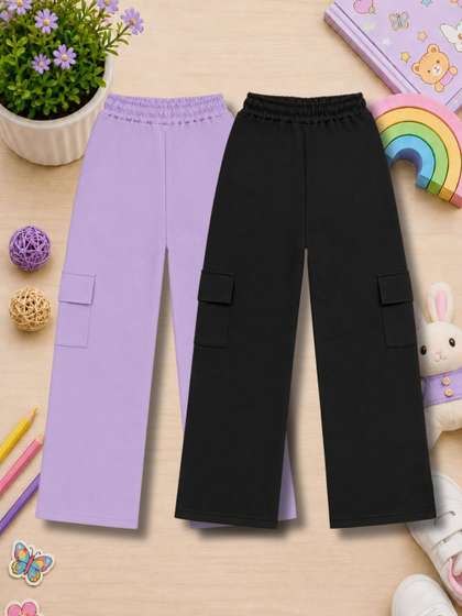 BAESD Girls Pack of 2
                    Regular Fit Cargos
