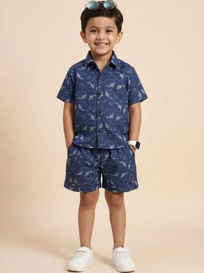 HERE&NOW Boys
                    Printed Shirt with Shorts