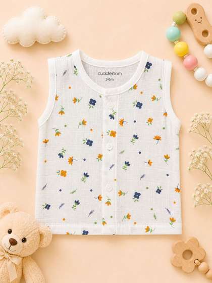 Cuddleloom Kids Graphic
                    Printed Jhabla