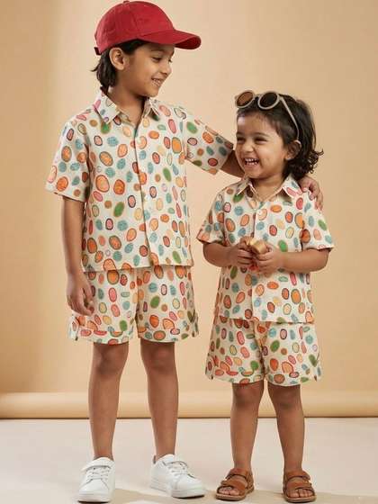 HERE&NOW Boys
                    Printed Shirt with Shorts