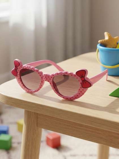 RUGGINE Unisex Kids
                      Brown Lens & Pink Other Sunglasses with