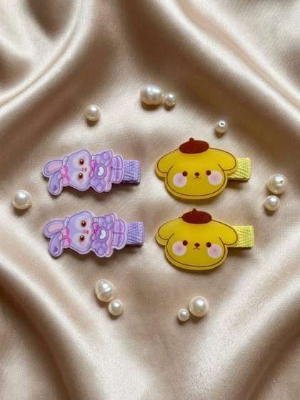 Radhya Accessories Girls
                    Set of 4 Alligator Hair Clip