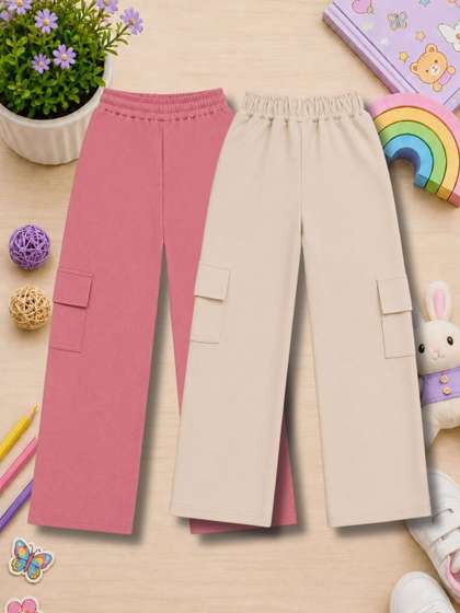 BAESD Girls Pack of 2
                    Regular Fit Cargos