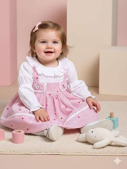 Tiny Tiggy Print
                      Ruffled A-Line Dress