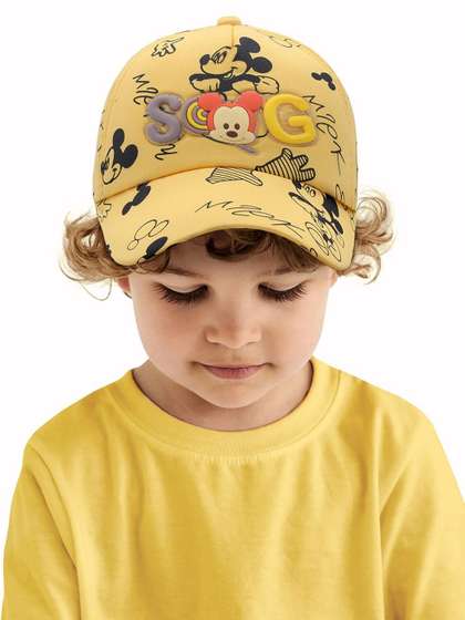 JENNA Boys Mickey
                      Mouse Printed Baseball Cap