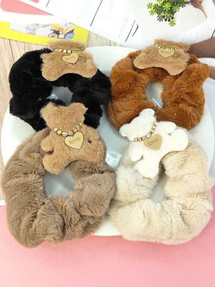 Balasundri Girls Set of
                    4 Ponytail Holders