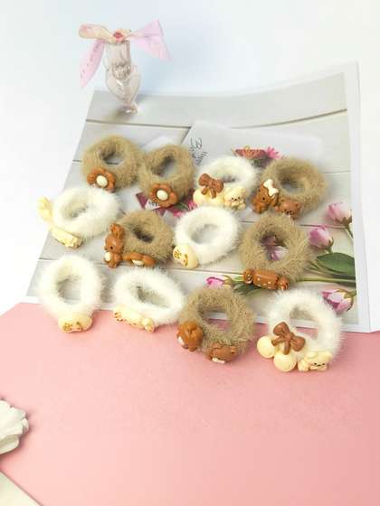 Balasundri Girls Set
                      of 6 Ponytail Holders