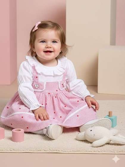 Tiny Tiggy Print A-Line
                    Dress