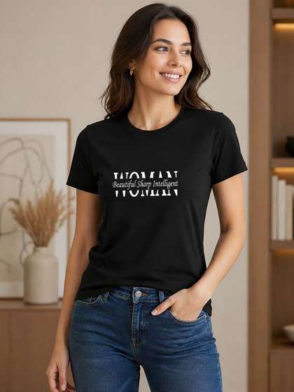 SZN Pack Of 2
                        Typography Printed Round Neck Regular Fit
                        T-shirts