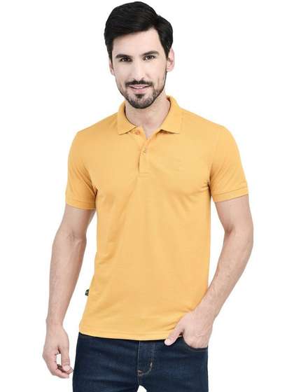 Woodland Men Polo
                        Collar T-shirt