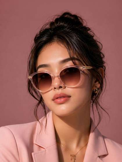 HAYDEN haiza Women
                        Brown Lens & Brown Oversized Sunglasses