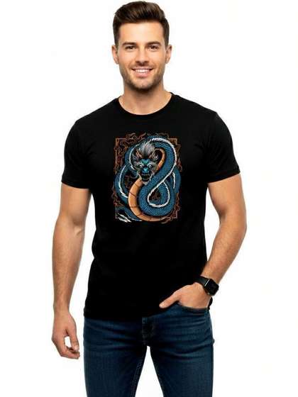Vogally Men Printed
                      T-shirt