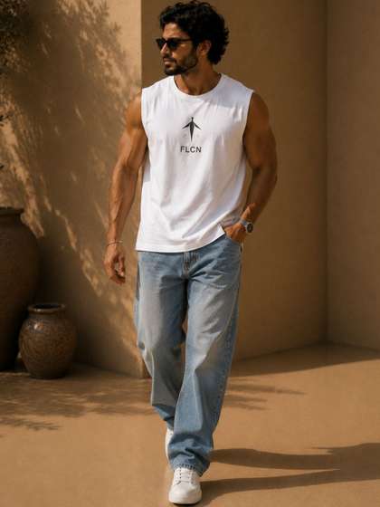 FLCN Men Oversized Boxy Tank Top