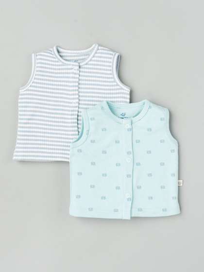 BeeLittle Pack of 2
                    Printed Cotton Undershirt