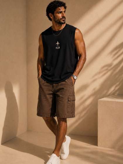 FLCN Men Oversized Boxy Tank Top