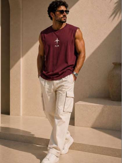 FLCN Men Oversized Boxy Tank Top