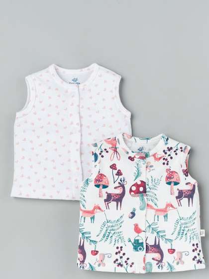 BeeLittle Pack of 2
                    Printed Cotton Jhabla