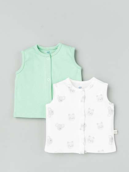 BeeLittle Pack of 2
                    Printed Cotton Jhabla