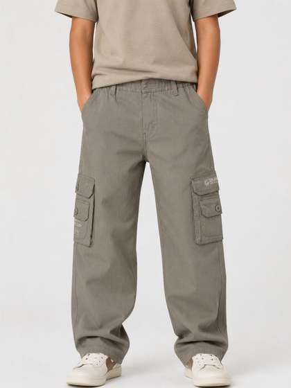 DF ZENS Boys Relaxed
                    Loose Fit Cargos Trousers