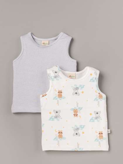 BeeLittle Pack of 2
                    Printed Cotton Undershirt