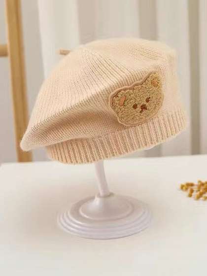 Pret my Baby Unisex
                      Kids Embroidered Woollen Beanie