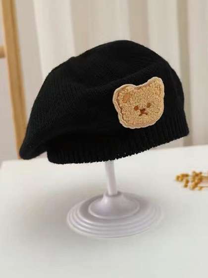 Pret my Baby Unisex Kids
                    Embroidered Woollen Beanie