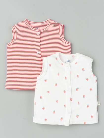 BeeLittle Pack of 2
                    Striped Cotton Undershirt